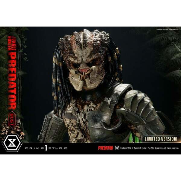 Busto Predator Limited Version 1/3 Jungle Hunter Predator 37cm Prime 1 Studio - Collector4U.com