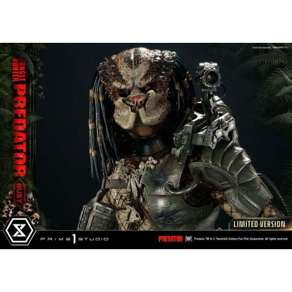 Busto Predator Limited Version 1/3 Jungle Hunter Predator 37cm Prime 1 Studio - Collector4U.com