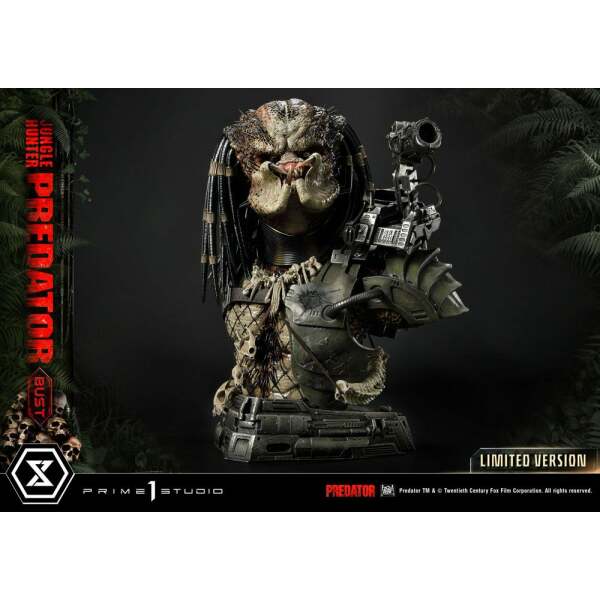 Busto Predator Limited Version 1/3 Jungle Hunter Predator 37cm Prime 1 Studio - Collector4U.com