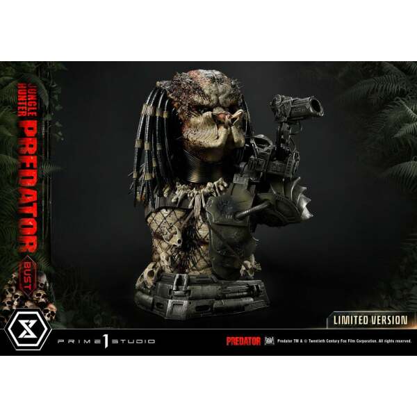 Busto Predator Limited Version 1/3 Jungle Hunter Predator 37cm Prime 1 Studio - Collector4U.com