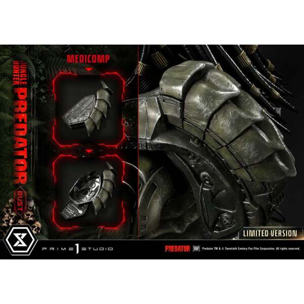 Busto Predator Limited Version 1/3 Jungle Hunter Predator 37cm Prime 1 Studio - Collector4U.com