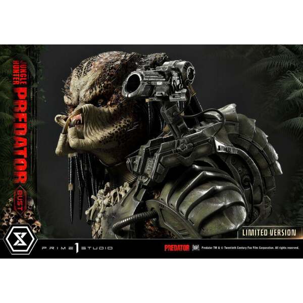 Busto Predator Limited Version 1/3 Jungle Hunter Predator 37cm Prime 1 Studio - Collector4U.com