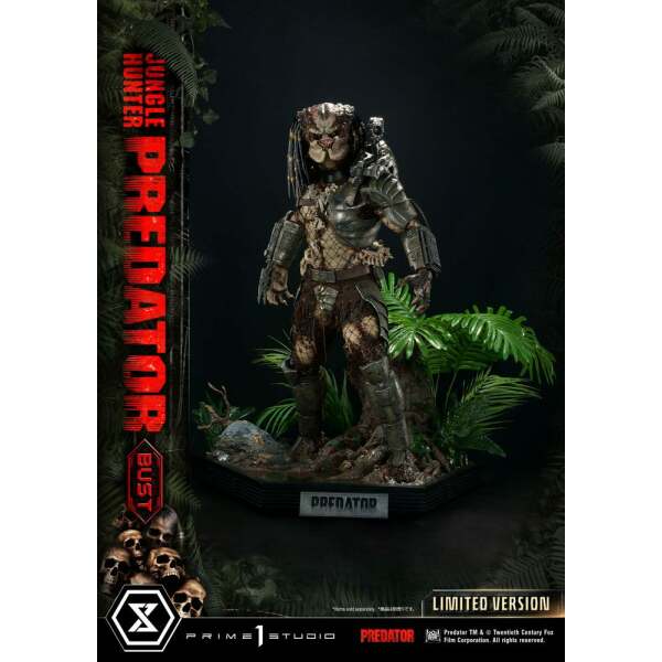 Busto Predator Limited Version 1/3 Jungle Hunter Predator 37cm Prime 1 Studio - Collector4U.com