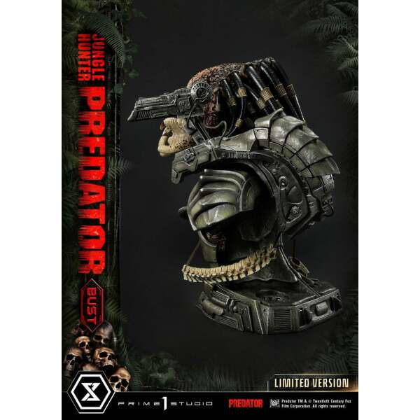 Busto Predator Limited Version 1/3 Jungle Hunter Predator 37cm Prime 1 Studio - Collector4U.com