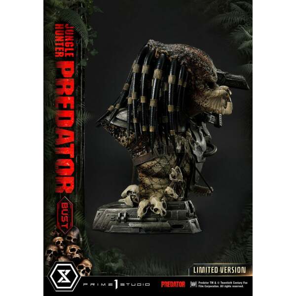 Busto Predator Limited Version 1/3 Jungle Hunter Predator 37cm Prime 1 Studio - Collector4U.com