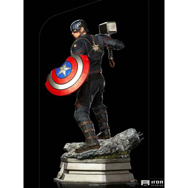 Estatua Capitán America Vengadores Infinity Saga Legacy Replica 1/4 56 cm Iron Studios - Collector4U.com