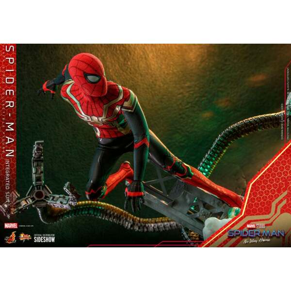 Figura Spider-Man (Integrated Suit) Spider-Man: No Way Home Movie Masterpiece 1/6 29cm Hot Toys - Collector4U.com