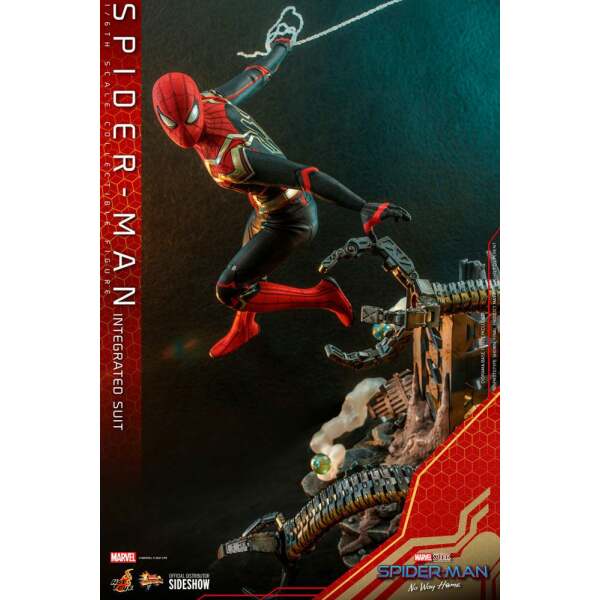 Figura Spider-Man (Integrated Suit) Spider-Man: No Way Home Movie Masterpiece 1/6 29cm Hot Toys - Collector4U.com