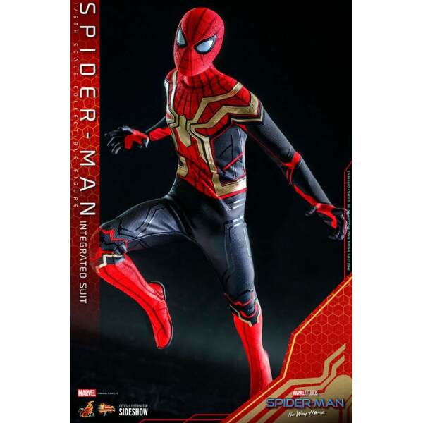 Figura Spider-Man (Integrated Suit) Spider-Man: No Way Home Movie Masterpiece 1/6 29cm Hot Toys - Collector4U.com