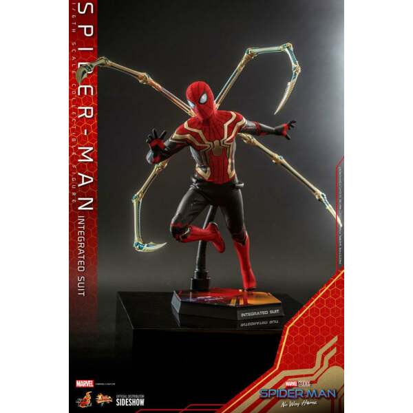 Figura Spider-Man (Integrated Suit) Spider-Man: No Way Home Movie Masterpiece 1/6 29cm Hot Toys - Collector4U.com