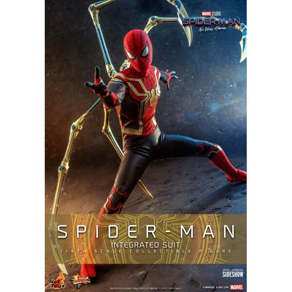 Figura Spider-Man (Integrated Suit) Spider-Man: No Way Home Movie Masterpiece 1/6 29cm Hot Toys - Collector4U.com