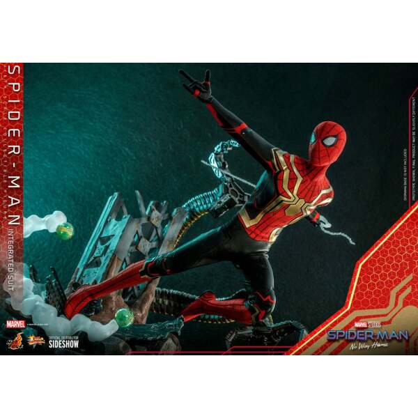 Figura Spider-Man (Integrated Suit) Spider-Man: No Way Home Movie Masterpiece 1/6 29cm Hot Toys - Collector4U.com