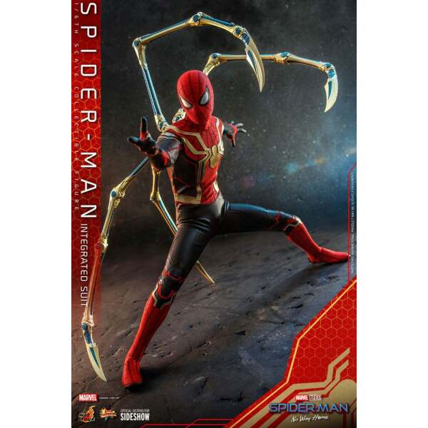 Figura Spider-Man (Integrated Suit) Spider-Man: No Way Home Movie Masterpiece 1/6 29cm Hot Toys - Collector4U.com