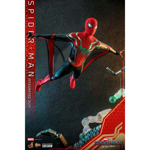 Figura Spider-Man (Integrated Suit) Spider-Man: No Way Home Movie Masterpiece 1/6 29cm Hot Toys - Collector4U.com