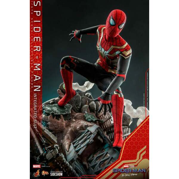 Figura Spider-Man (Integrated Suit) Spider-Man: No Way Home Movie Masterpiece 1/6 29cm Hot Toys - Collector4U.com