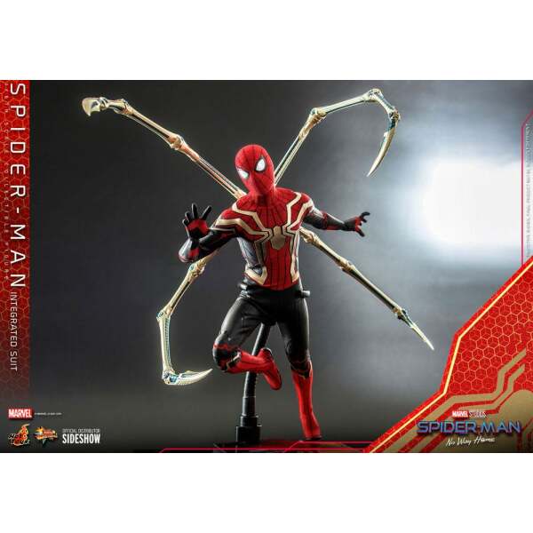 Figura Spider-Man (Integrated Suit) Spider-Man: No Way Home Movie Masterpiece 1/6 29cm Hot Toys - Collector4U.com