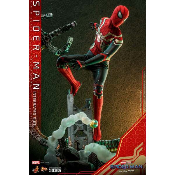 Figura Spider-Man (Integrated Suit) Spider-Man: No Way Home Movie Masterpiece 1/6 29cm Hot Toys - Collector4U.com