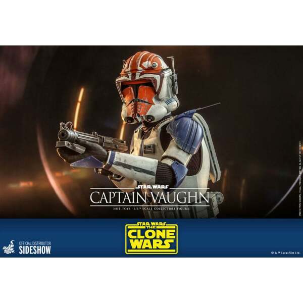 Figura Captain Vaughn Star Wars The Clone Wars 1/6 30cm Hot Toys - Collector4U.com