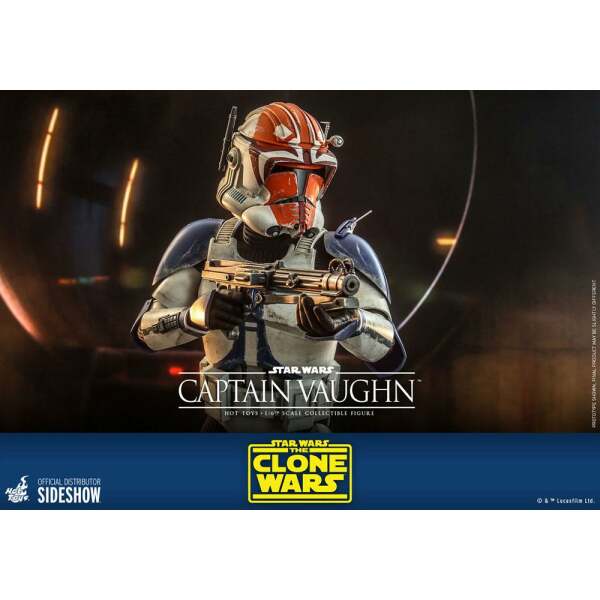 Figura Captain Vaughn Star Wars The Clone Wars 1/6 30cm Hot Toys - Collector4U.com