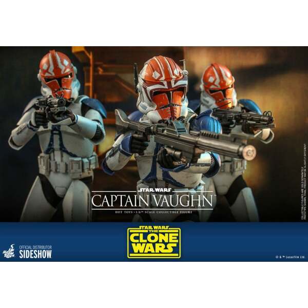 Figura Captain Vaughn Star Wars The Clone Wars 1/6 30cm Hot Toys - Collector4U.com