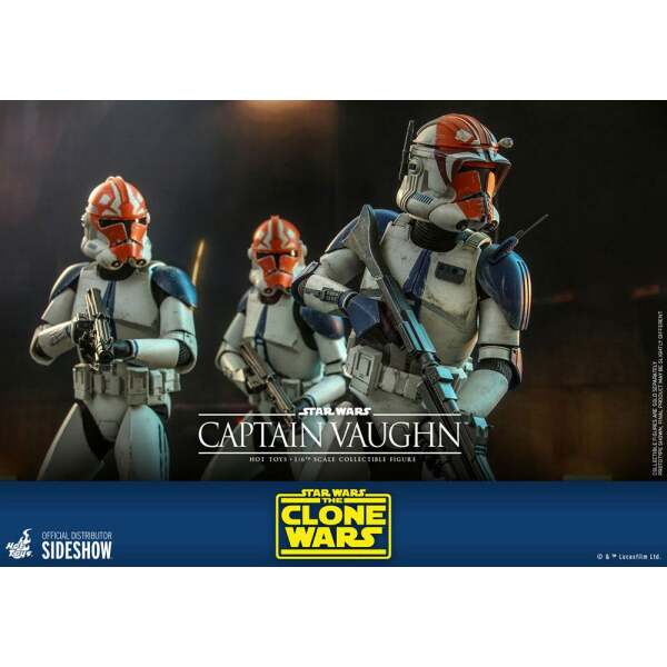 Figura Captain Vaughn Star Wars The Clone Wars 1/6 30cm Hot Toys - Collector4U.com