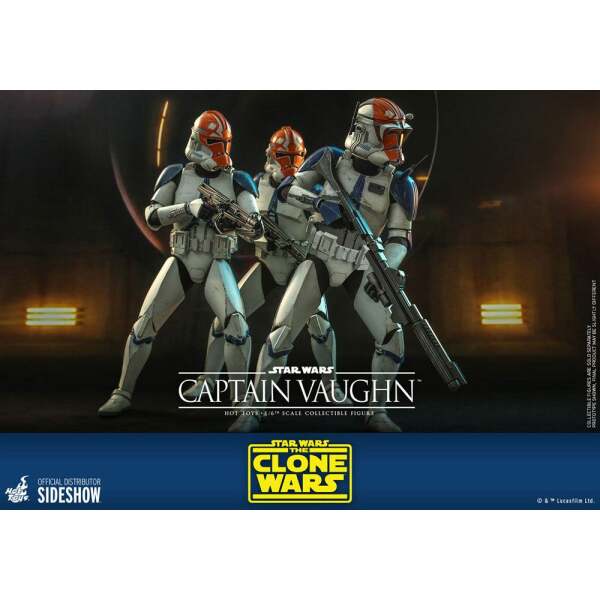 Figura Captain Vaughn Star Wars The Clone Wars 1/6 30cm Hot Toys - Collector4U.com