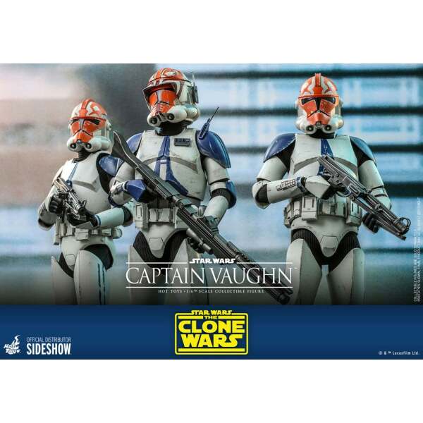 Figura Captain Vaughn Star Wars The Clone Wars 1/6 30cm Hot Toys - Collector4U.com