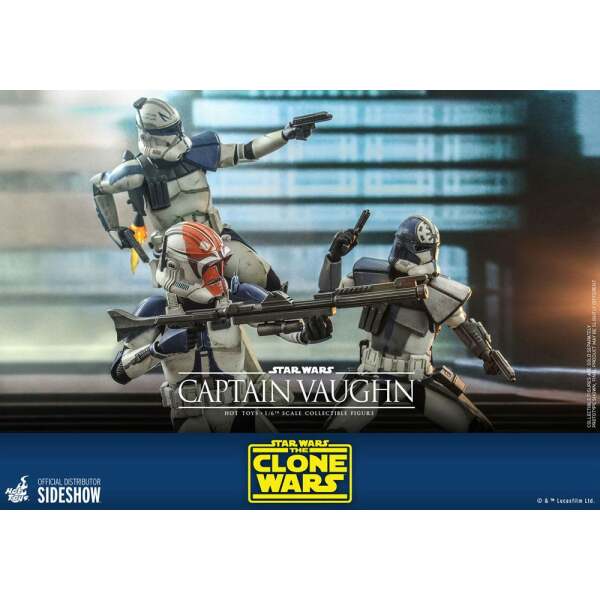 Figura Captain Vaughn Star Wars The Clone Wars 1/6 30cm Hot Toys - Collector4U.com