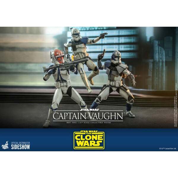 Figura Captain Vaughn Star Wars The Clone Wars 1/6 30cm Hot Toys - Collector4U.com