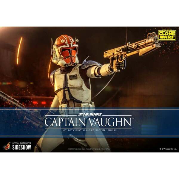 Figura Captain Vaughn Star Wars The Clone Wars 1/6 30cm Hot Toys - Collector4U.com