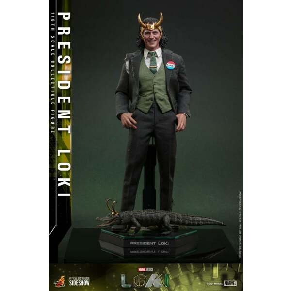 Figura Loki President 1/6 31cm Hot Toys - Collector4U.com