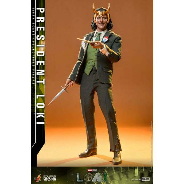 Figura Loki President 1/6 31cm Hot Toys - Collector4U.com