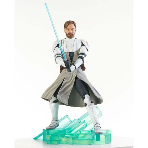 Estatua Obi-Wan Kenobi Star Wars The Clone Wars Premier Collection 1/7  27 cm Gentle Giant - Collector4U.com