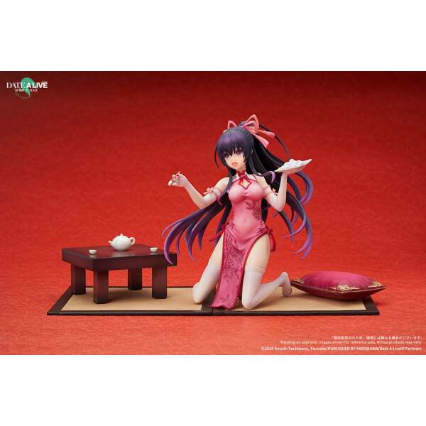 Estatua Tohka Yatogami Date A Live: Spirit Pledge PVC 1/7 New Year Mandarin Gown Ver. 15 cm Apex - Collector4U.com