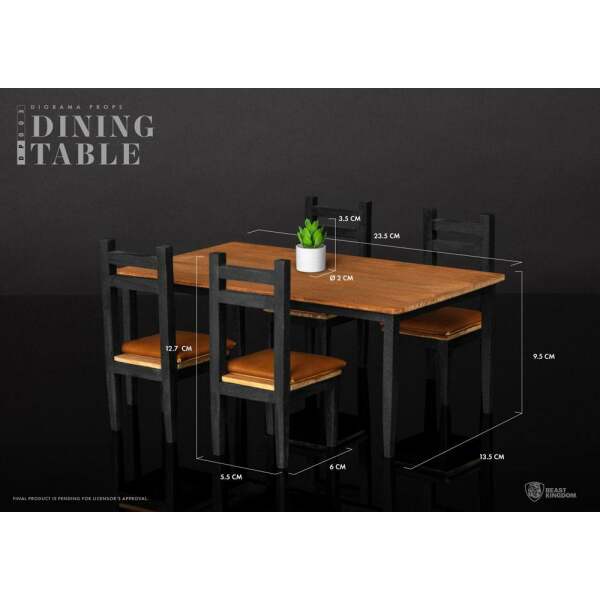 Accesorios para figuras Diorama Props Series Dining Table Set Beast Kingdom Toys - Collector4U.com