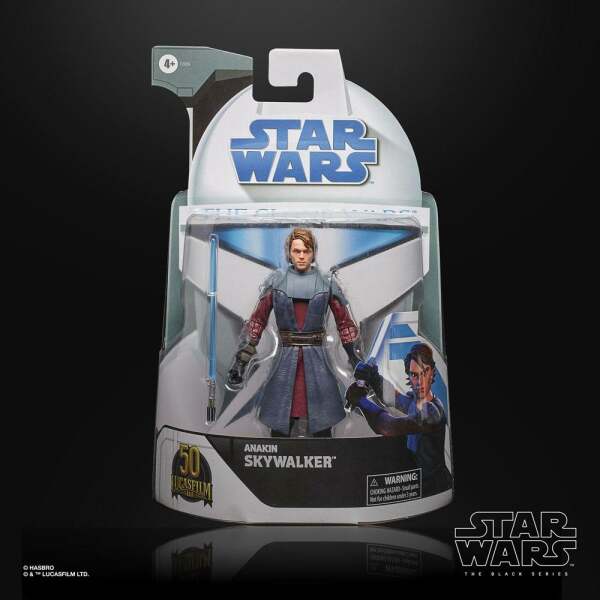 Figura Anakin Skywalker Star Wars The Clone Wars Black Series Lucasfilm 50th Anniversary 2021 15 cm Hasbro - Collector4U.com