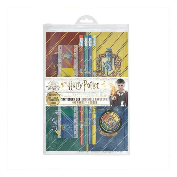 Hogwarts Houses Juego Para Escribir de 6 Piezas Harry Potter Cine Réplicas