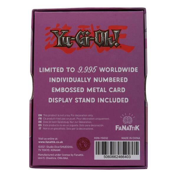 Réplica Card Marshmallon Yu-Gi-Oh! Limited Edition FaNaTtik - Collector4U.com