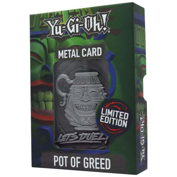 Réplica Card Pot of Greed Yu-Gi-Oh! Limited Edition FaNaTtik - Collector4U.com