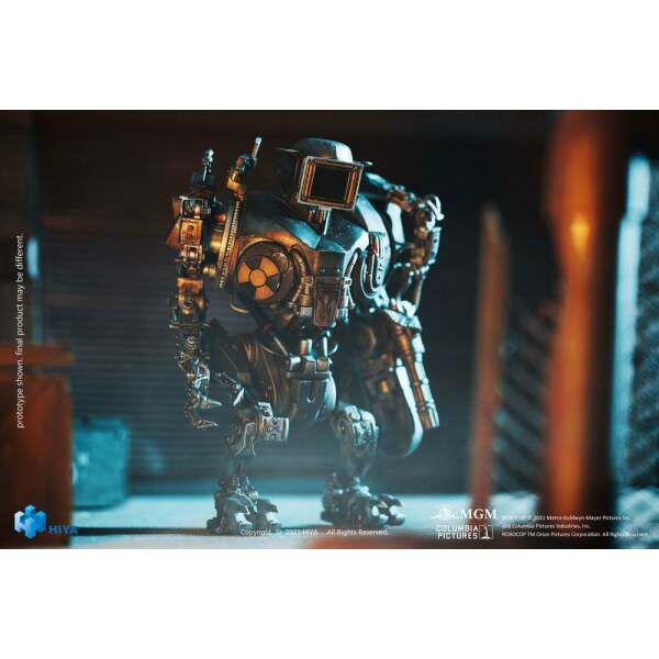 Figura Damage RoboCain Robocop 2 1/18 Exquisite Mini Battle 14 cm Hiya Toys - Collector4U.com