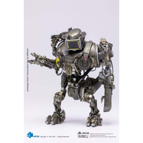 Figura Damage RoboCain Robocop 2 1/18 Exquisite Mini Battle 14 cm Hiya Toys - Collector4U.com