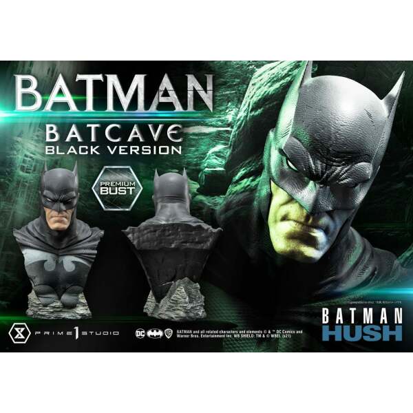 Busto Batman Batcave Batman Hush 1/3 Black Version 20 cm Prime 1 Studio - Collector4U.com