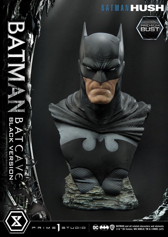 Busto Batman Batcave Batman Hush 1/3 Black Version 20 cm Prime 1 Studio