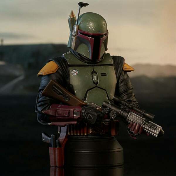 Busto Boba Fett Star Wars: The Book of Boba Fett 1/6 15 cm Gentle Giant - Collector4U.com