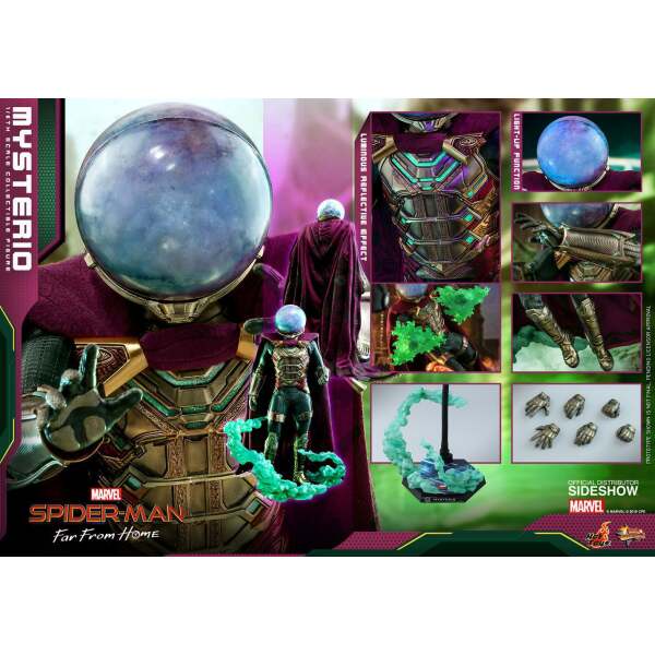 Figura Mysterio Spider-Man: Lejos de casa Movie Masterpiece 1/6 30 cm Hot Toys - Collector4U.com