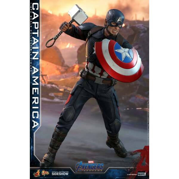 Figura Capitán America Vengadores: Endgame Movie Masterpiece 1/6 31 cm Hot Toys - Collector4U.com