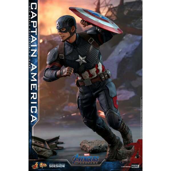 Figura Capitán America Vengadores: Endgame Movie Masterpiece 1/6 31 cm Hot Toys - Collector4U.com