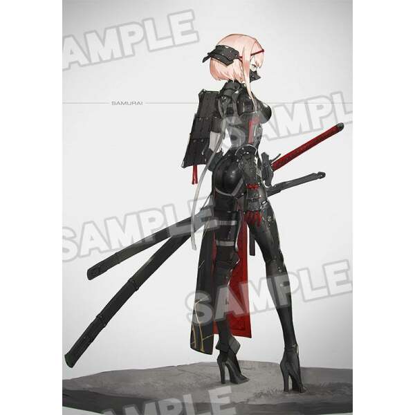 Estatua Samurai Falslander Pvc 1 7 25cm Wing 2