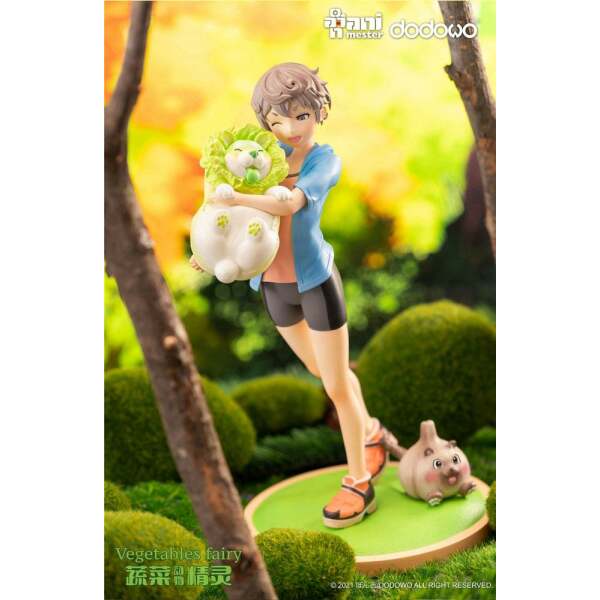 Estatua Sai and Cabbage Dog Original Character 1/7 Vegetable Fairies 25 cm AniMester