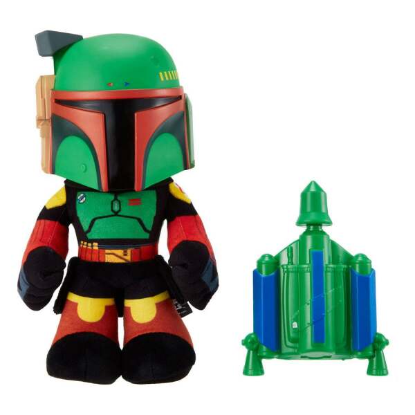 Peluche Electrónico Boba Fett Star Wars: The Book of Boba Fett Voice Cloner 30 cm Mattel - Collector4U.com